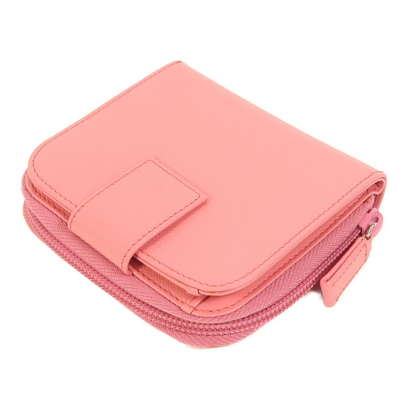 PRADA Saffiano皮革Wallet銀扣錢包-3