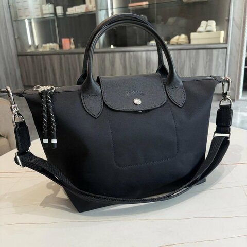 *SHIHNA名牌精品* LONGCHAMP Le Pliage Energy 手提包 S號(黑色)