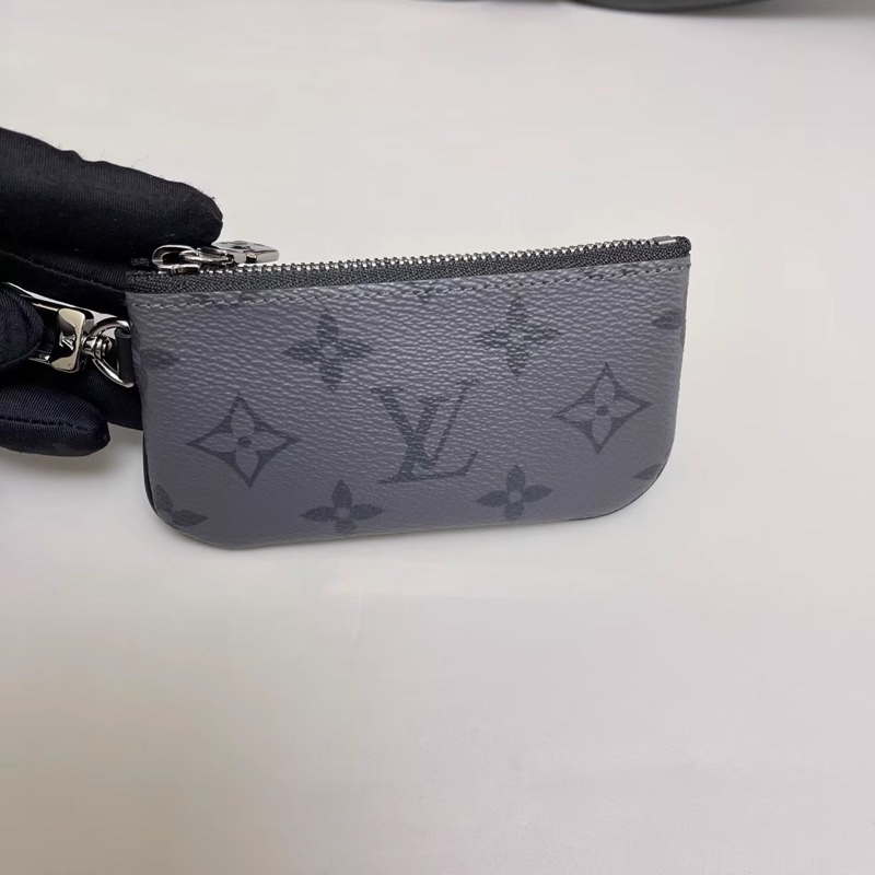 Lv trio黑老花三合一 芯片款 #全配🈶購證 #專櫃在售10多萬 #99🆕閒置-9