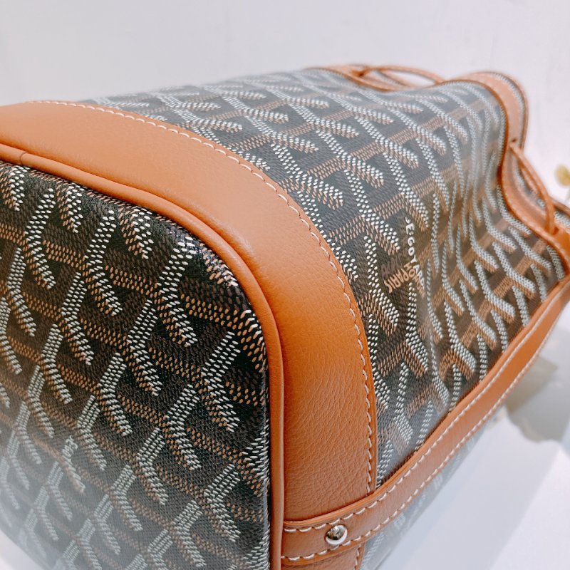 TW4575 Goyard 戈雅 水桶袋 Petit Flot Bucket Bag Brown-8