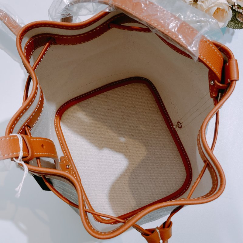 TW4575 Goyard 戈雅 水桶袋 Petit Flot Bucket Bag Brown-10