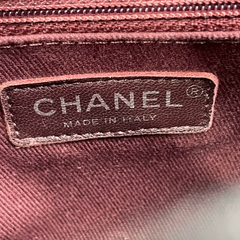 Chanel Cf20黑銀鎖頭雙鏈條口蓋包 #秀款 #荔枝牛皮 #絕版收藏款-57