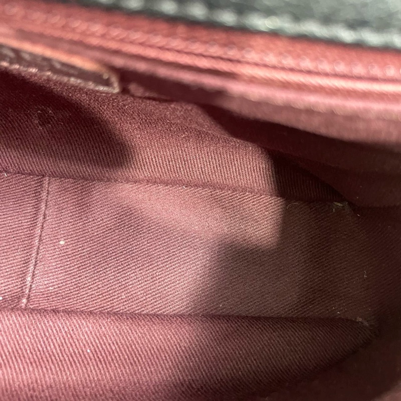 Chanel Cf20黑銀鎖頭雙鏈條口蓋包 #秀款 #荔枝牛皮 #絕版收藏款-59