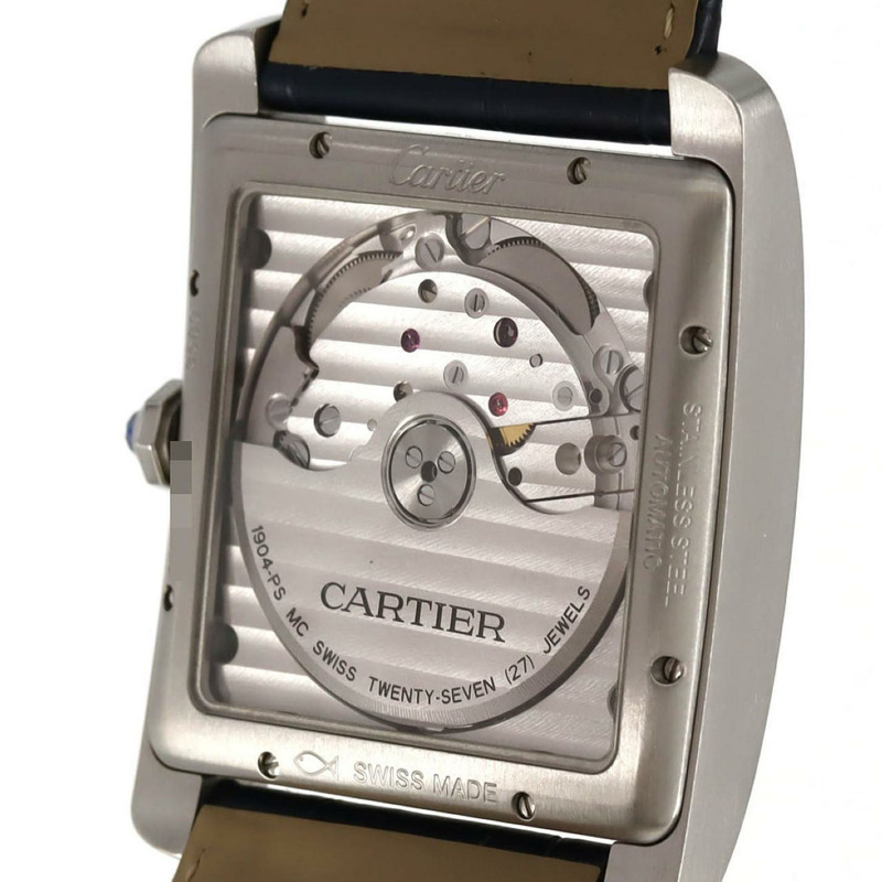 卡地亞 Tank MC LM WSTA0010 不鏽鋼自動腕錶-5