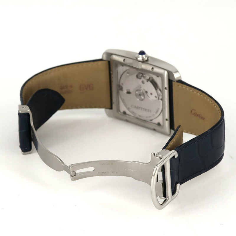 卡地亞 Tank MC LM WSTA0010 不鏽鋼自動腕錶-6