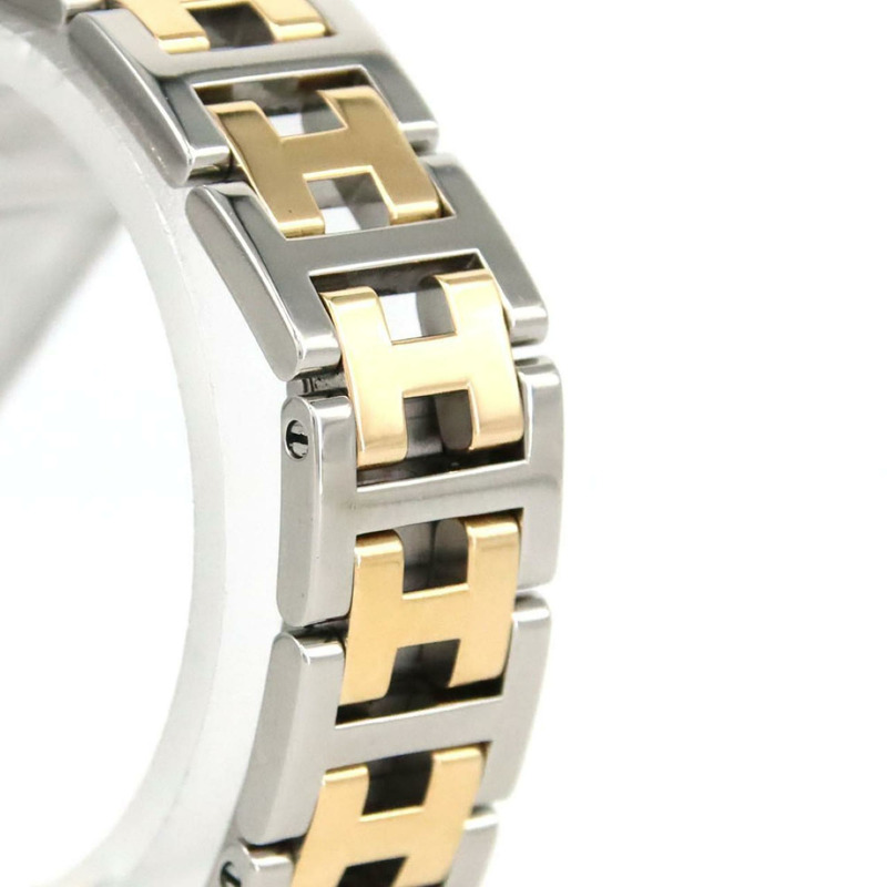 愛馬仕 Clipper Nacle 雙色 CL4.220 SSxGP 石英錶-3