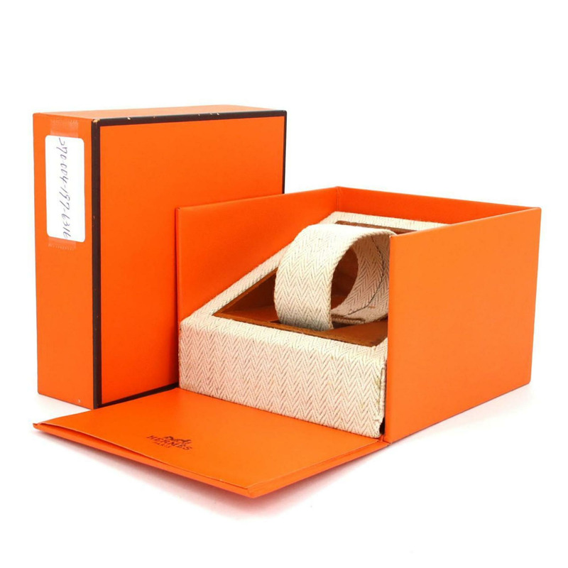 愛馬仕 Clipper Nacle 雙色 CL4.220 SSxGP 石英錶-7