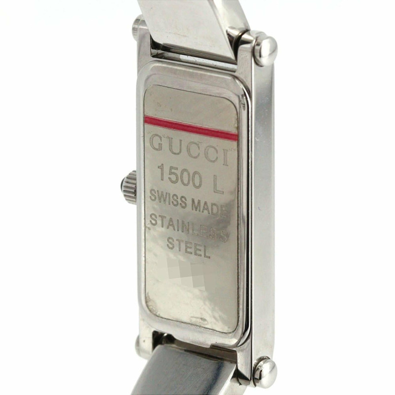 Gucci 1500L YA015527 不鏽鋼石英錶-5