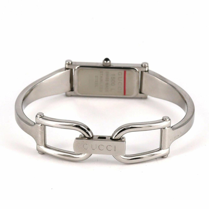 Gucci 1500L YA015527 不鏽鋼石英錶-6