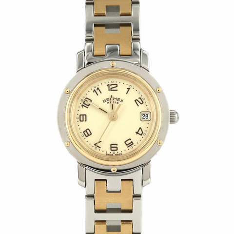 愛馬仕 Clipper 雙色 CL4.220 SSxGP 石英錶