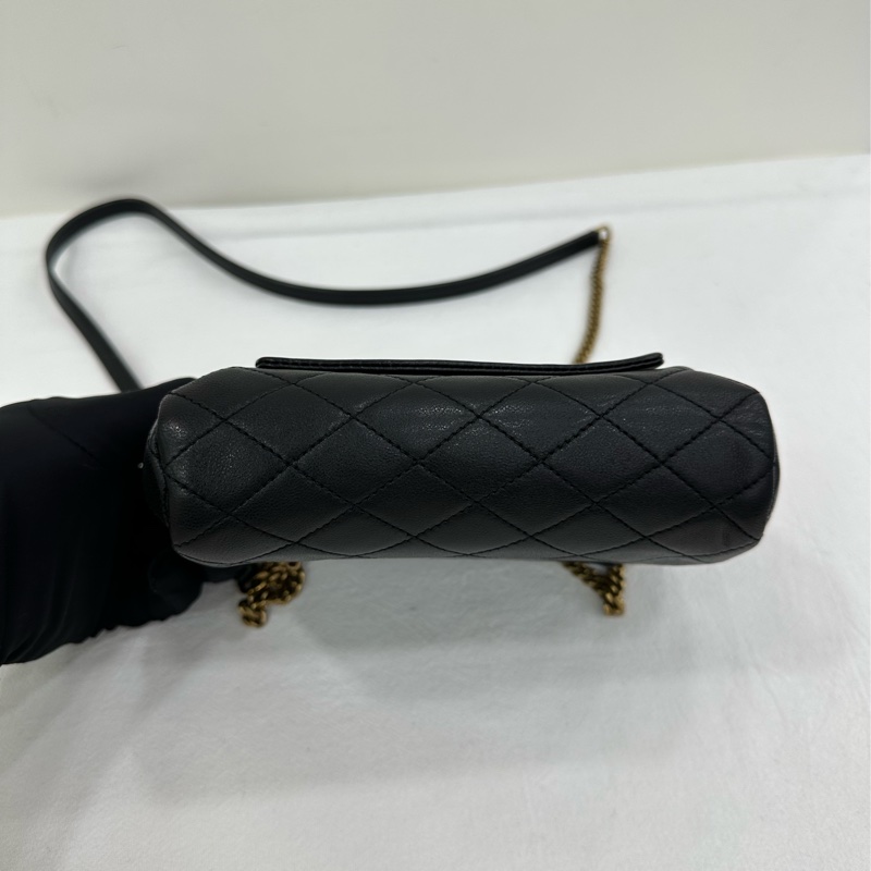 YSL/聖羅蘭 Nolita Mini 蘿莉塔 黑金 鏈條包-1