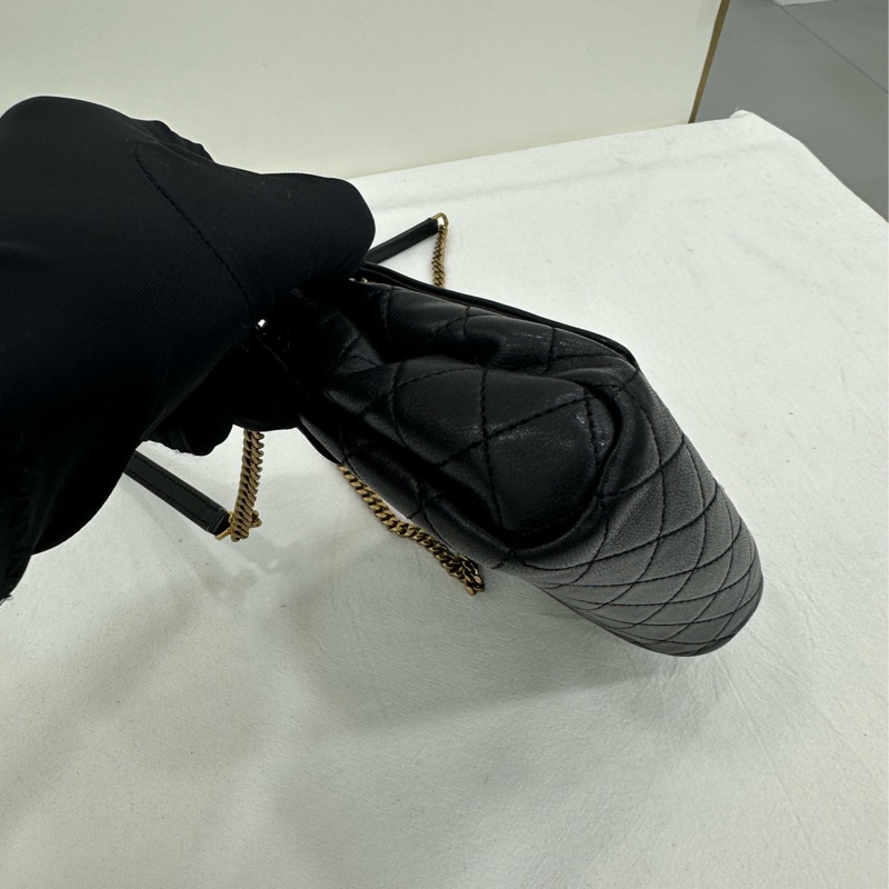 YSL/聖羅蘭 Nolita Mini 蘿莉塔 黑金 鏈條包-2