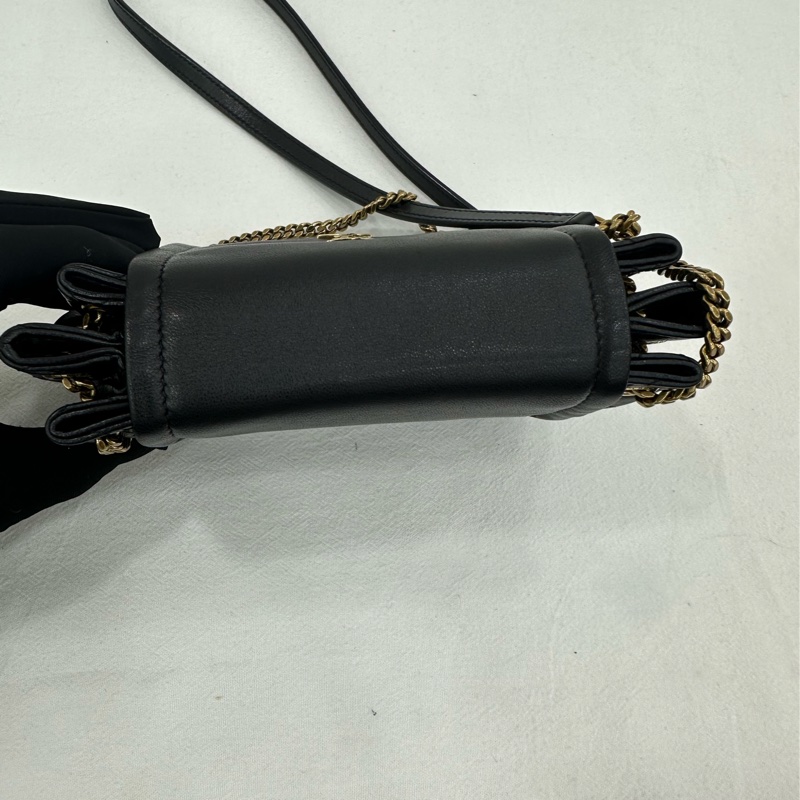 YSL/聖羅蘭 Nolita Mini 蘿莉塔 黑金 鏈條包-5