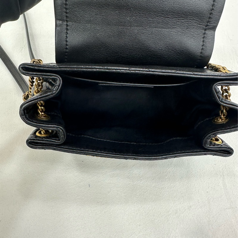 YSL/聖羅蘭 Nolita Mini 蘿莉塔 黑金 鏈條包-8