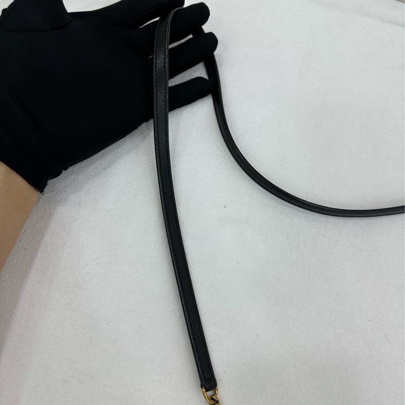 YSL/聖羅蘭 Nolita Mini 蘿莉塔 黑金 鏈條包-9