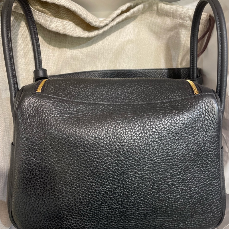 Hermès 26 Lindy 黑金W Stamp-1