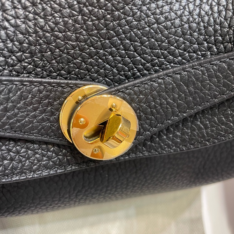 Hermès 26 Lindy 黑金W Stamp-7