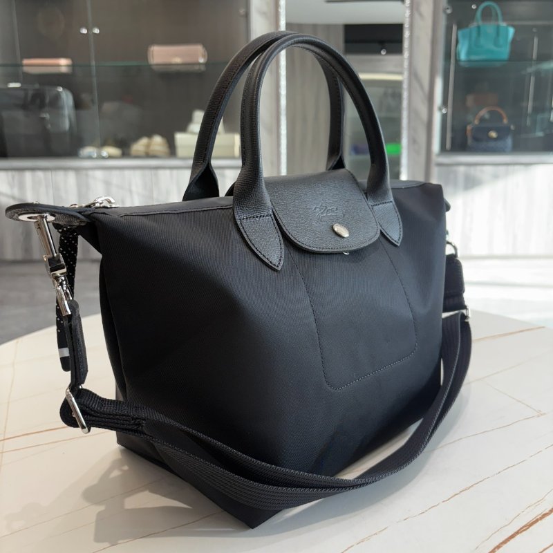 *SHIHNA名牌精品* LONGCHAMP Le Pliage Energy 黑色手提包 S號-1