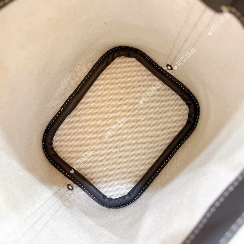 莉亞精品♡ Goyard mini 水桶 灰 九新美包-10