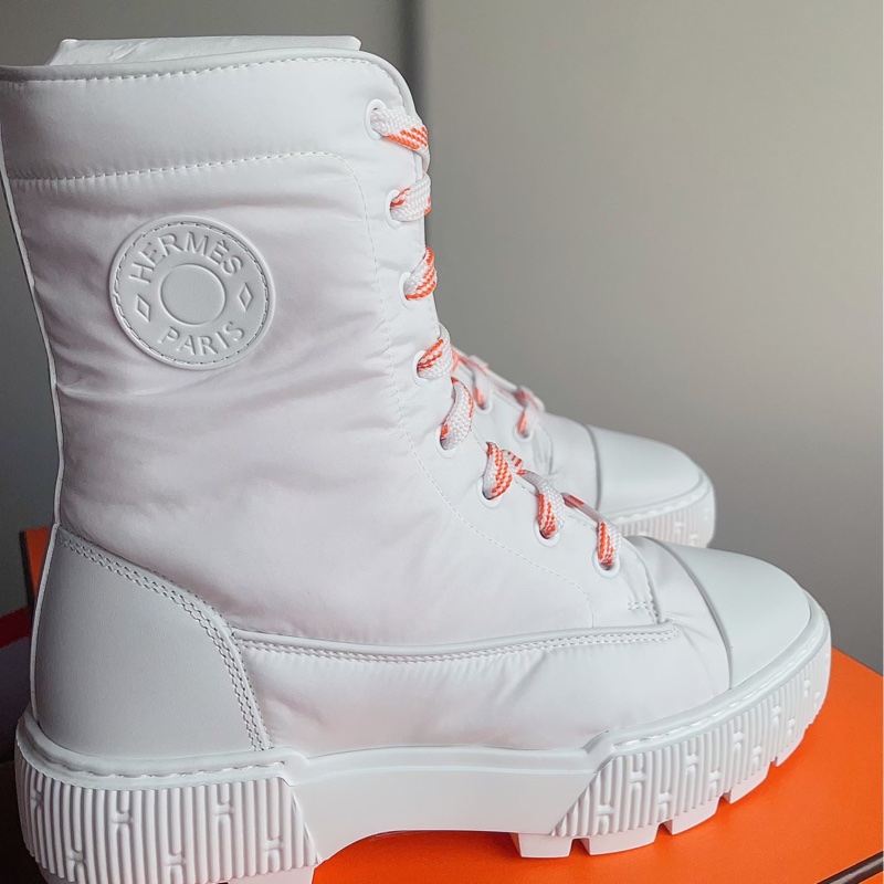 超輕盈好看的Hermès靴子 好清洗的防潑水面-2