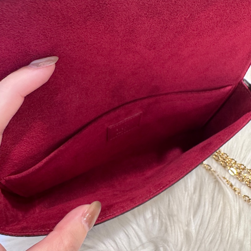 LV 老花三合一鏈包 晶片款-8