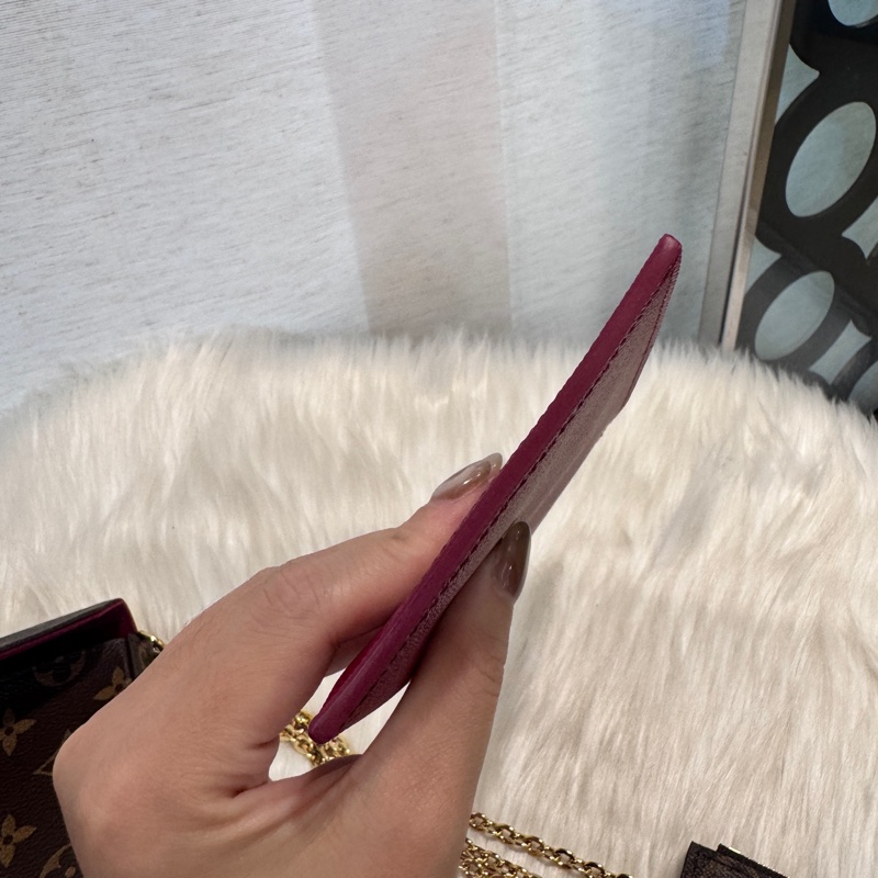 LV 老花三合一鏈包 晶片款-19