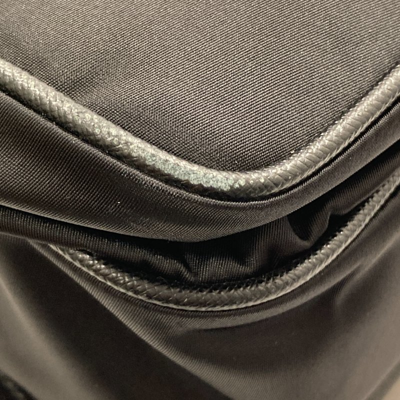 PRADA 普拉達 2VD166 斜背包 尼龍 黑色 銀釦-9