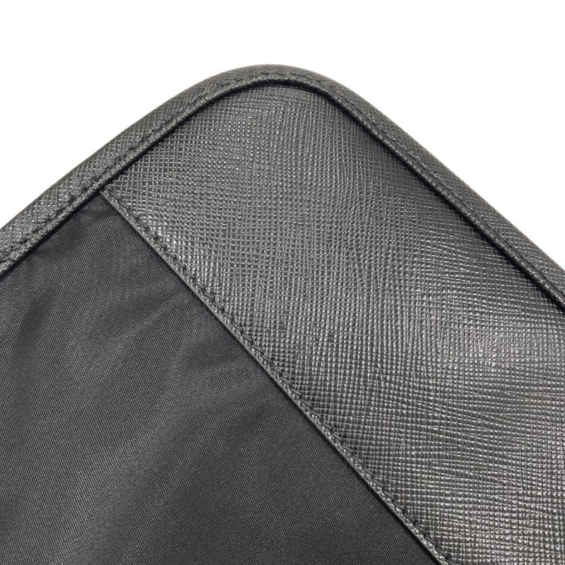 PRADA 普拉達 2VD166 斜背包 尼龍 黑色 銀釦-14