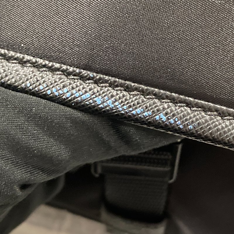 PRADA 普拉達 2VD166 斜背包 尼龍 黑色 銀釦-22