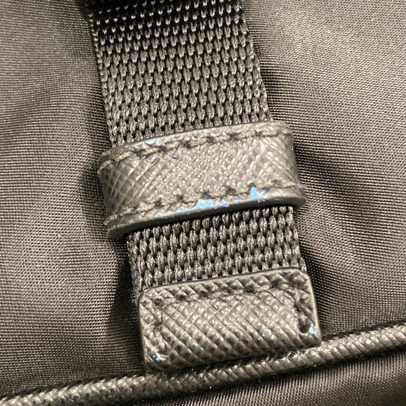 PRADA 普拉達 2VD166 斜背包 尼龍 黑色 銀釦-23