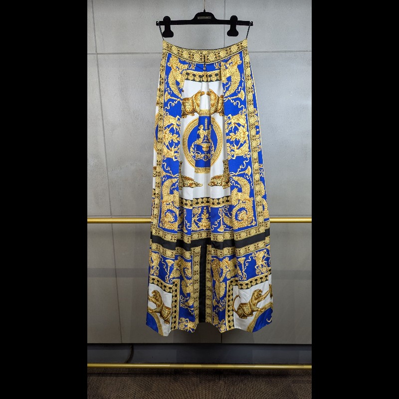 莉亞精品♡VERSACE 印花長裙 尺碼40 近新美品-2