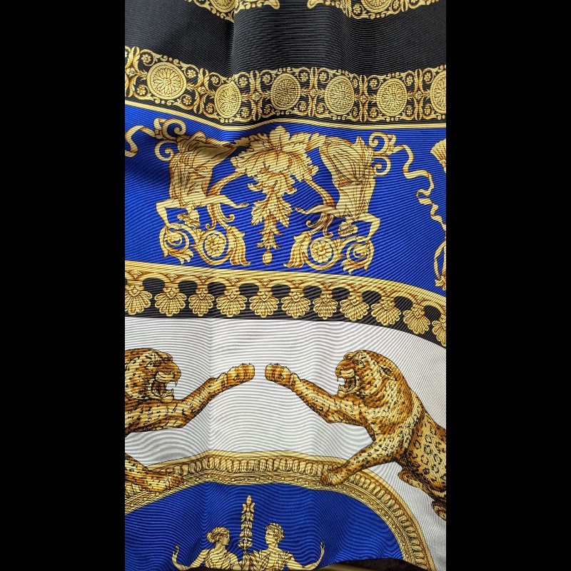 莉亞精品♡VERSACE 印花長裙 尺碼40 近新美品-5