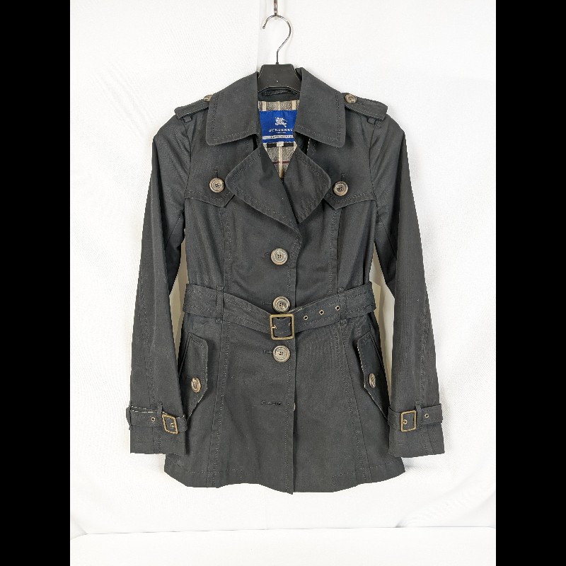 莉亞精品♡Burberry Vintage風衣 尺碼38 二手美品-0