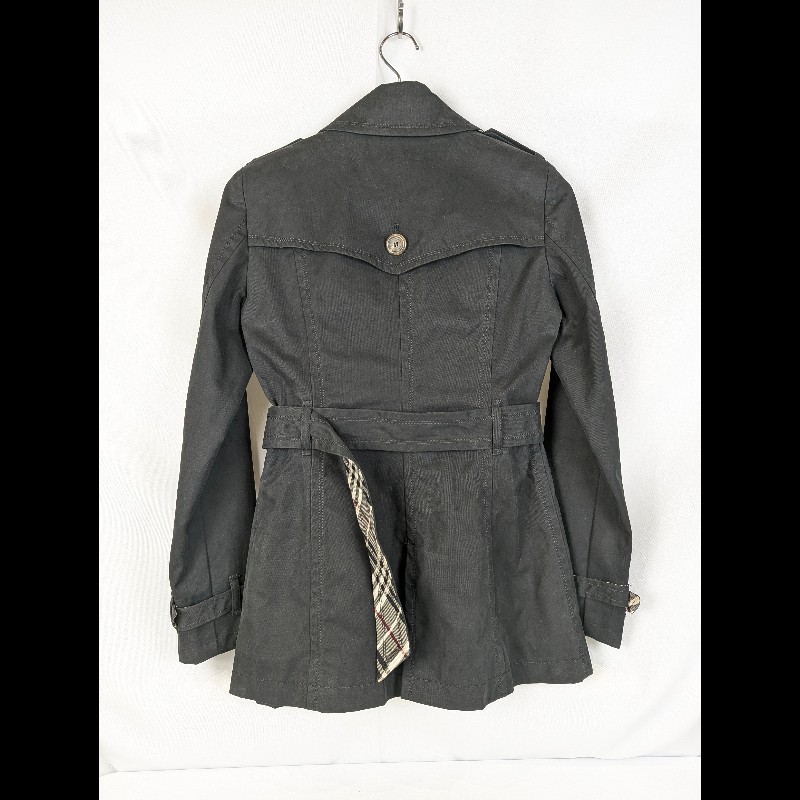 莉亞精品♡Burberry Vintage風衣 尺碼38 二手美品-1