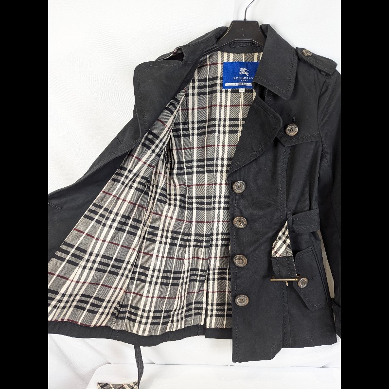 莉亞精品♡Burberry Vintage風衣 尺碼38 二手美品-2