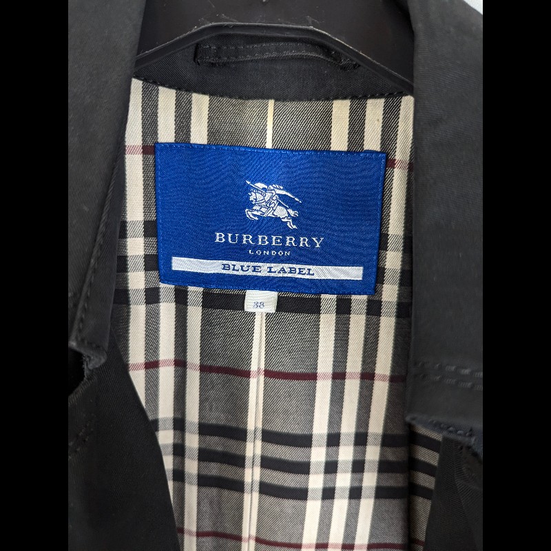莉亞精品♡Burberry Vintage風衣 尺碼38 二手美品-3