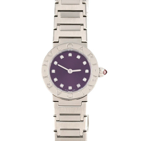 寶格麗 12P 限量版 BB23S 103698 不鏽鋼石英腕錶