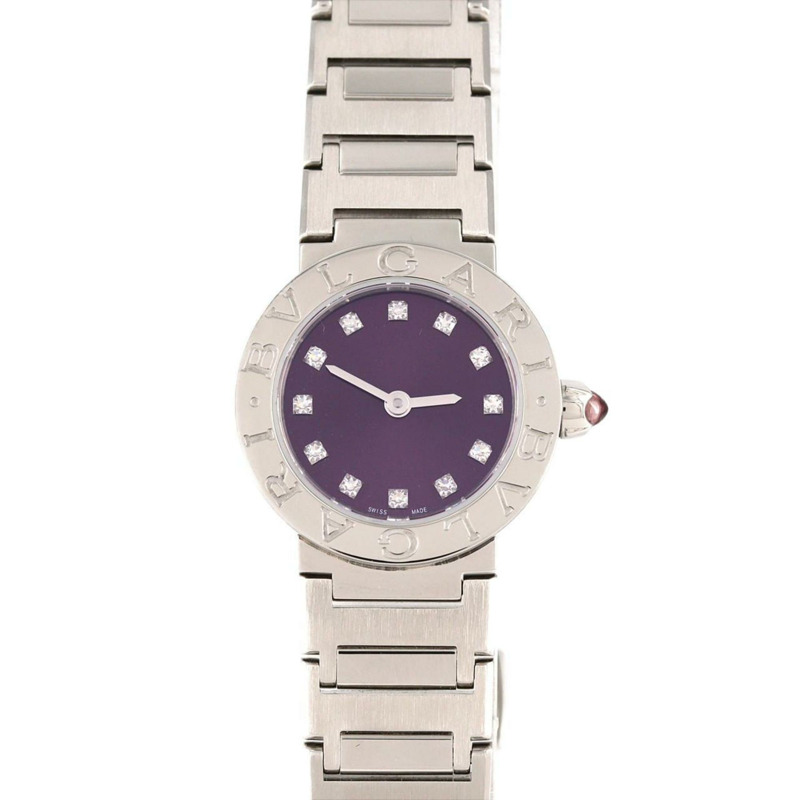 寶格麗 12P 限量版 BB23S 103698 不鏽鋼石英腕錶-0