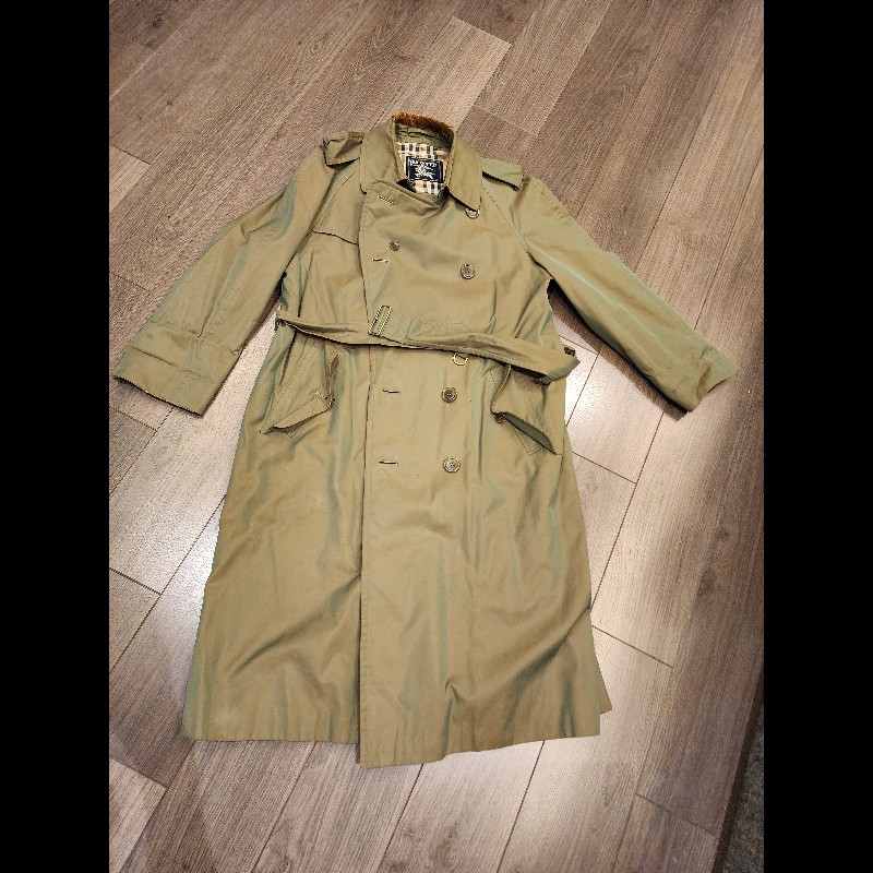 甜價/日本vintage Burberry 風衣-9