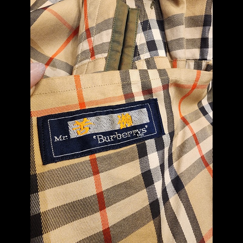 甜價/日本vintage Burberry 風衣-25