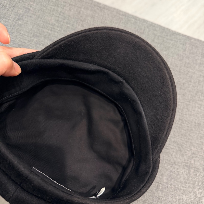 RB Ruslan Baginskiy 毛呢報童帽 黑S-12