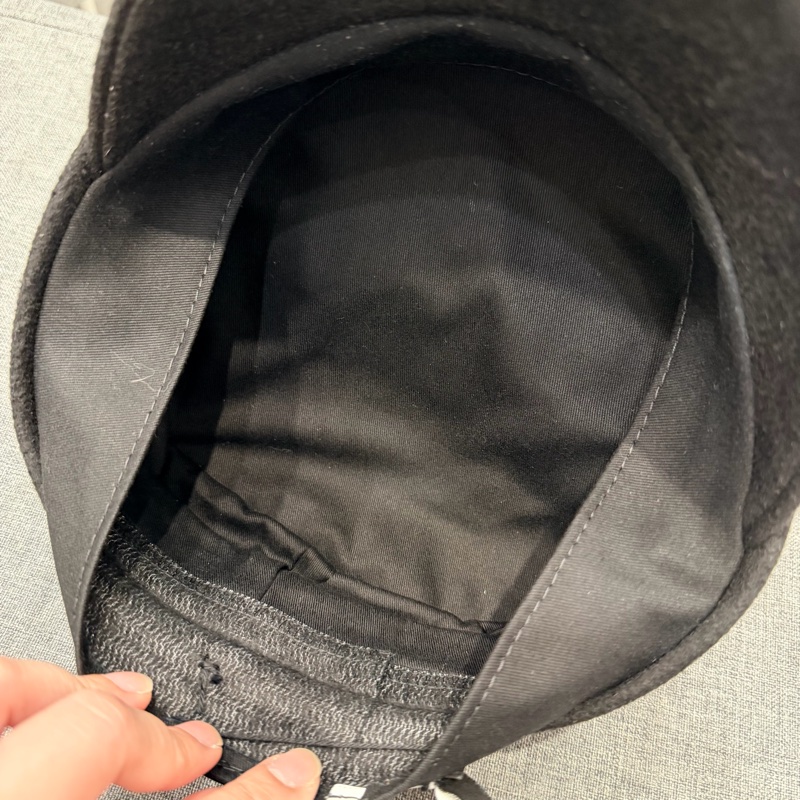 RB Ruslan Baginskiy 毛呢報童帽 黑S-13