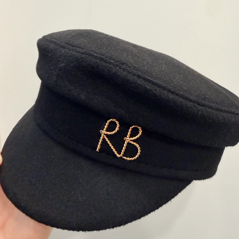 RB Ruslan Baginskiy 毛呢報童帽 黑S-0