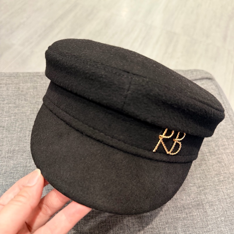 RB Ruslan Baginskiy 毛呢報童帽 黑S-2