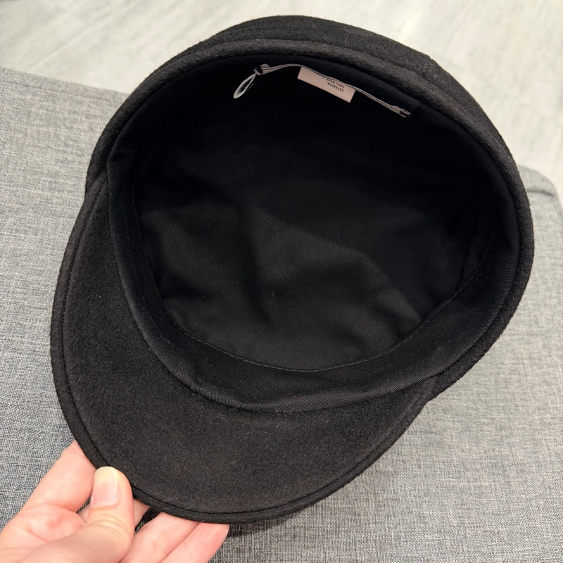 RB Ruslan Baginskiy 毛呢報童帽 黑S-3