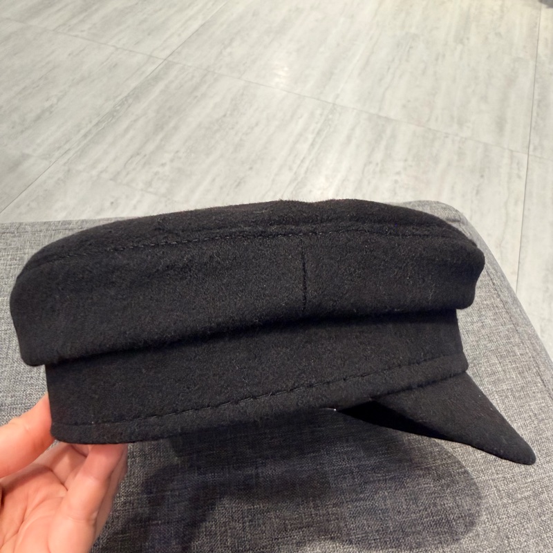 RB Ruslan Baginskiy 毛呢報童帽 黑S-5