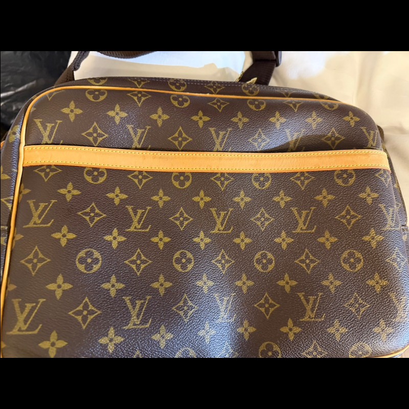 【LOUIS VUITTON LV 路易威登】 M45252傳統老花帆布 Reporter GM 肩背包(大記者包)-7