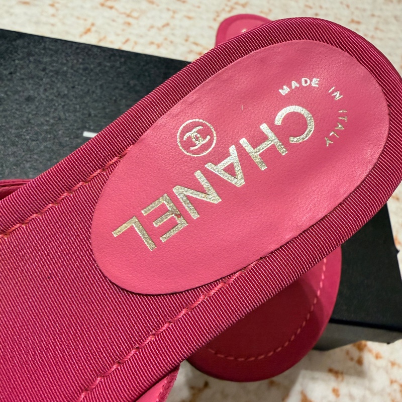 香奈兒CHANEL山茶花拖鞋涼鞋~出清-2