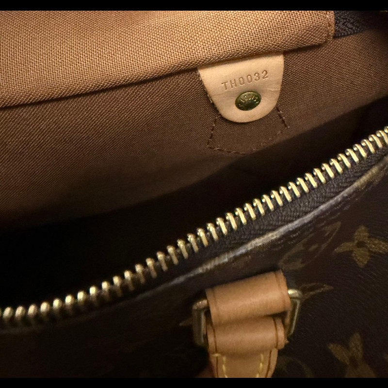 LOUISE VUITTON傳統老花 Speedy30 波士頓包手提包-10