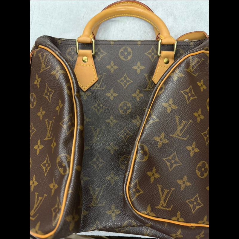 LOUISE VUITTON傳統老花 Speedy30 波士頓包手提包-4